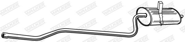 WALKER 22024 Koncový tlmič výfuku