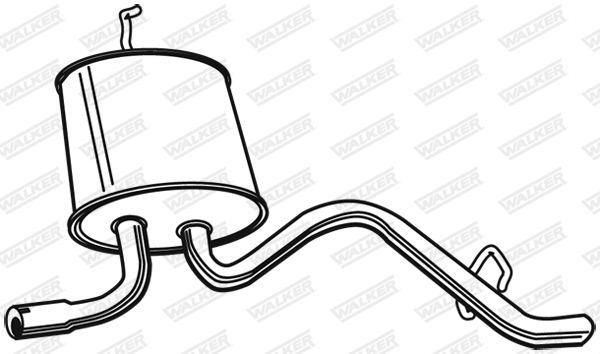 BOSAL 285-703 bakre lydpotte