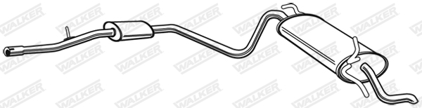 WALKER 22085 Πίσω σιλανσιέ