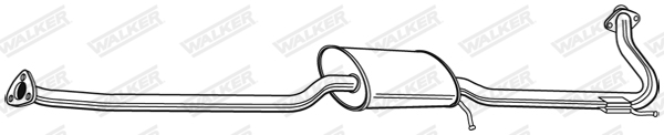 WALKER 22170 Stredný tlmič výfuku