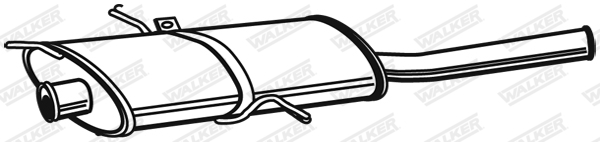 WALKER 22421 Πίσω σιλανσιέ