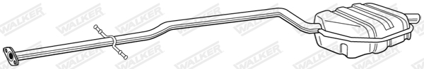 WALKER 22684 Koncový tlmič výfuku