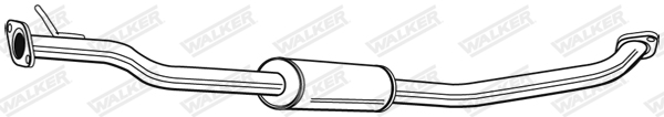 WALKER 22697 Μεσαίο σιλανσιέ