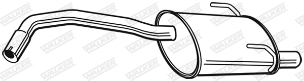 WALKER 22725 bakre lydpotte