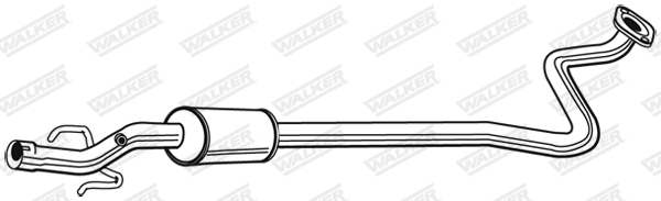 WALKER 22749 Μεσαίο σιλανσιέ