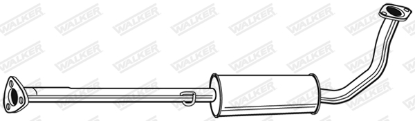 WALKER 22864 Stredný tlmič výfuku