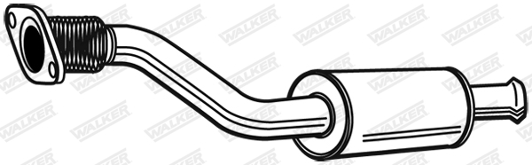 WALKER 22895 Front Muffler
