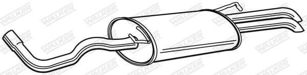 WALKER 22977 bakre lydpotte