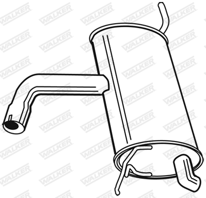 WALKER 23005 bakre lydpotte