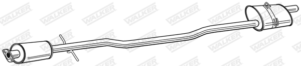 WALKER 23066 Koncový tlmič výfuku