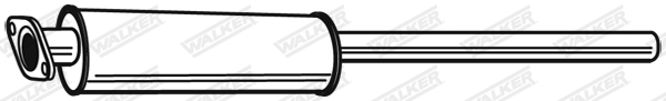 WALKER 23210 Midtre lydpotte