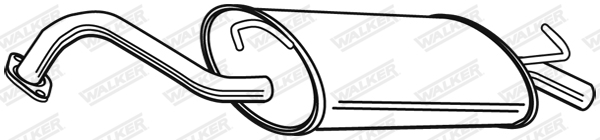 WALKER 23327 bakre lydpotte