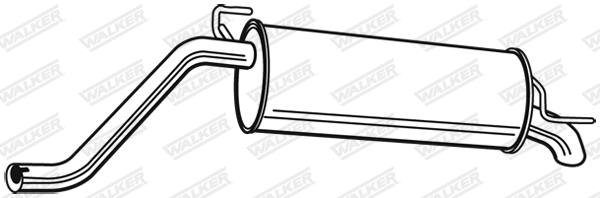 WALKER 23670 Koncový tlmič výfuku