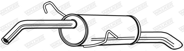 WALKER 24149 Koncový tlmič výfuku
