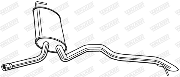 WALKER 24155 bakre lydpotte