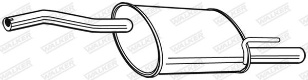 WALKER 24162 bakre lydpotte