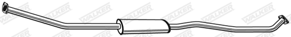 WALKER 24186 Stredný tlmič výfuku
