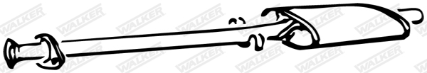 WALKER 70516 Μεσαίο σιλανσιέ