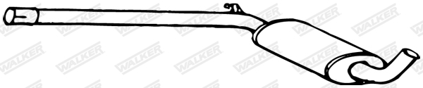 WALKER 70524 Μεσαίο σιλανσιέ