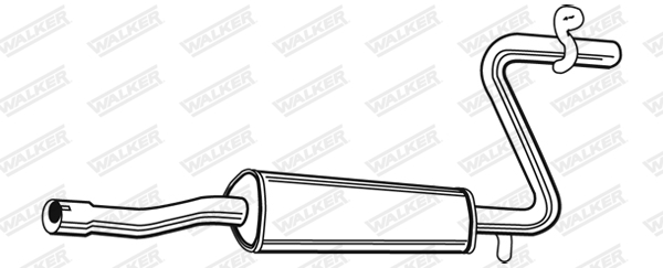 WALKER 70701 Μεσαίο σιλανσιέ