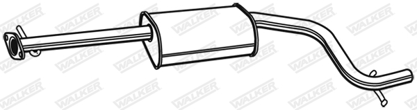 WALKER 71377 Μεσαίο σιλανσιέ
