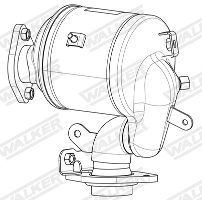 WALKER 73417 EVO C Filter sadzí/pevných častíc výfukového systému