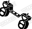 WALKER 80417 Gumový popruh pre výfukový systém