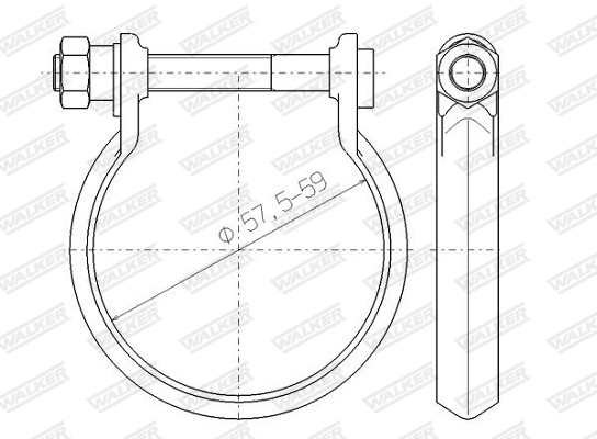 WALKER 80562 скоба за...