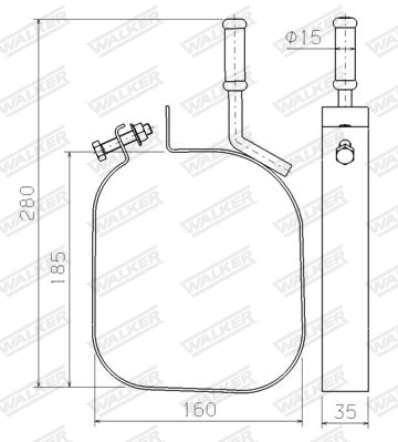 WALKER 80594 скоба,...