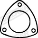WALKER 80734 Gasket, exhaust pipe