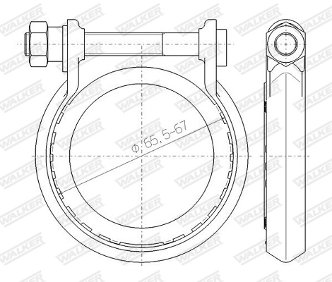 WALKER 80739 скоба за...