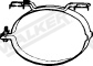 WALKER 81504 Držiak, výfukový systém