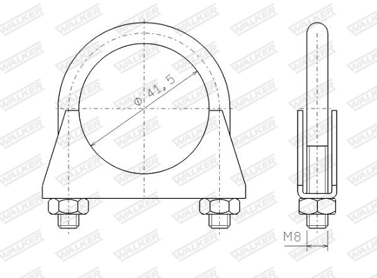 WALKER 82306 скоба за...