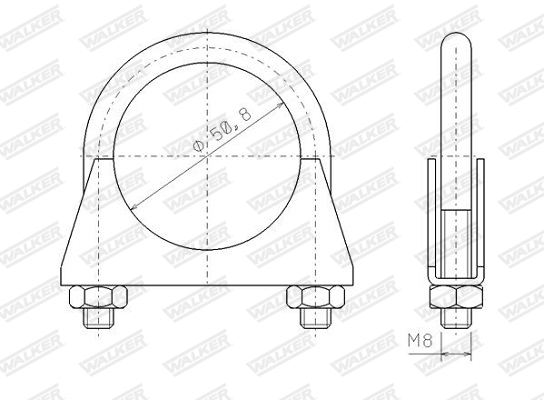 WALKER 82309 скоба за...