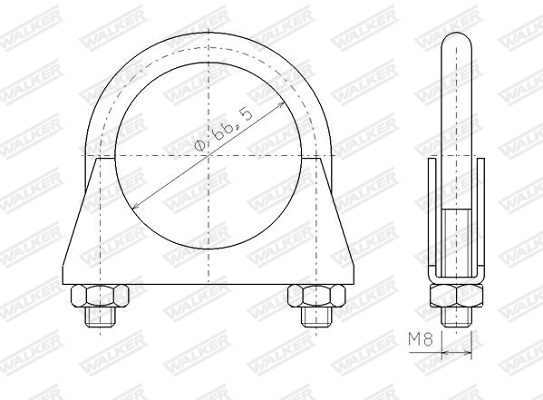 WALKER 82314 скоба за...