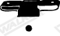 WALKER 86550 Rubber Strip, exhaust system