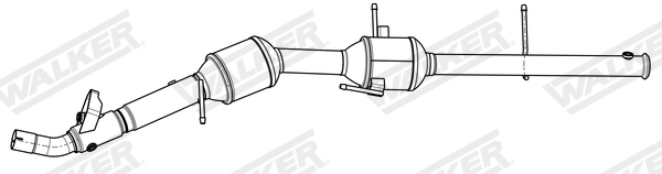WALKER 96017 Selective Catalytic Reduction (SCR) Katalyzátor SCR