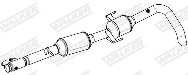 WALKER 96020 Selective Catalytic Reduction (SCR) Katalyzátor SCR