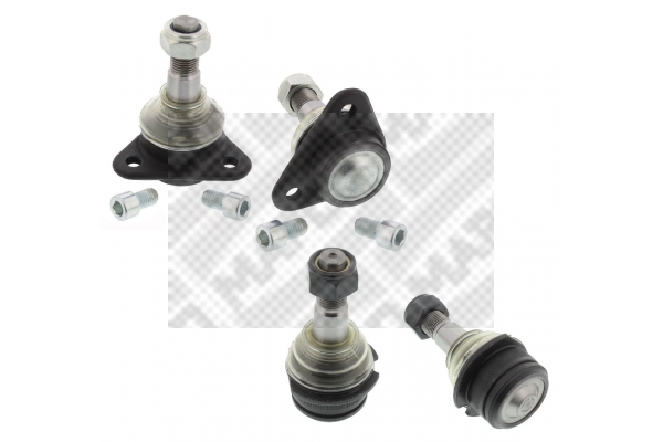 MAPCO 19883/4 Mounting Kit, ball joint Front Axle Left Front Axle Right Lower Upper for VW