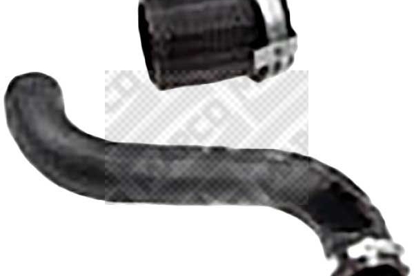 MAPCO 39987 Ελαστ. σωλ. αέρα υπερπλήρωσης for LAND ROVER