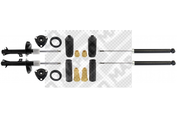MAPCO 40924 Mounting Kit, shock absorber Front Axle Rear Axle for FORD