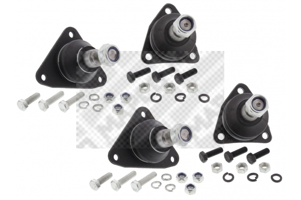 MAPCO 53106 Mounting Kit, ball joint Front Axle Left Front Axle Right Lower Upper for RENAULT