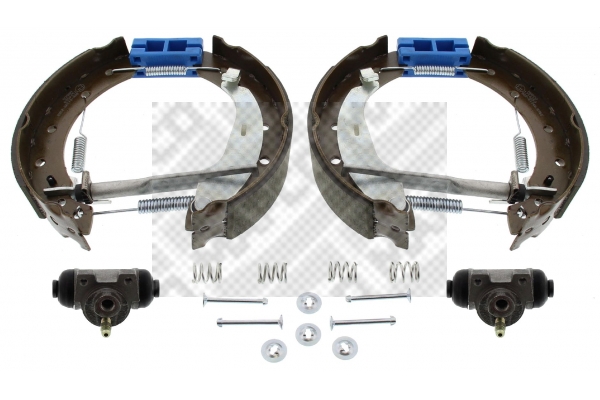 MAPCO 9845 Σετ σιαγόνων φρένων Πίσω άξονας for DACIA RENAULT