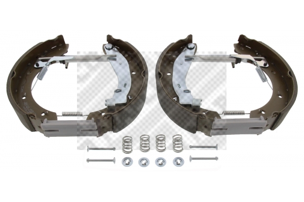 MAPCO 9847/1 Σετ σιαγόνων φρένων Πίσω άξονας for CITROËN PEUGEOT