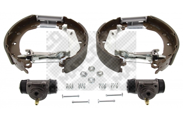 MAPCO 9852 Σετ σιαγόνων φρένων Πίσω άξονας for RENAULT