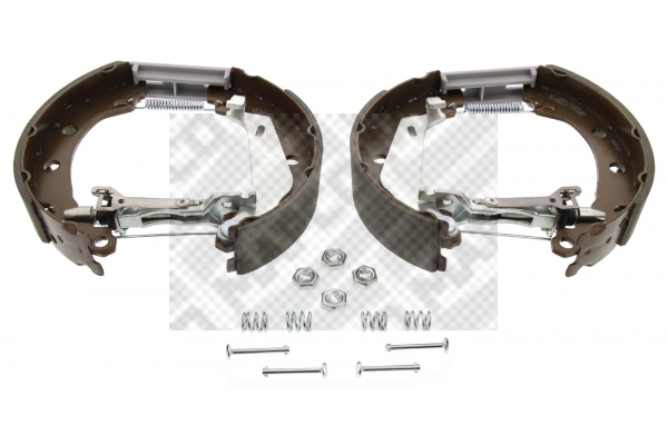 MAPCO 9852/1 Σετ σιαγόνων φρένων Πίσω άξονας for RENAULT