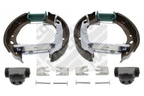MAPCO 9870 Σετ σιαγόνων φρένων Πίσω άξονας for FORD MAZDA