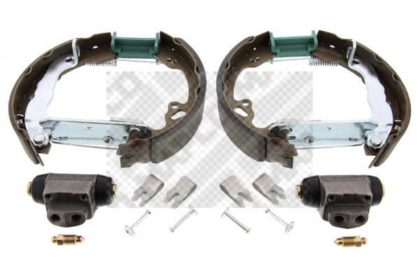 MAPCO 9871 Σετ σιαγόνων φρένων Πίσω άξονας for FORD