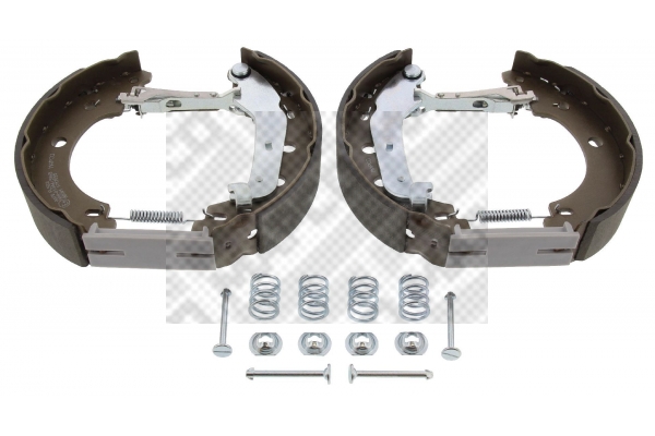 MAPCO 9878/1 Σετ σιαγόνων φρένων Πίσω άξονας for NISSAN RENAULT