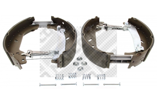 MAPCO 9879/1 Σετ σιαγόνων φρένων Πίσω άξονας for CITROËN FIAT LANCIA PEUGEOT